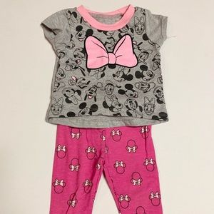 🌸Disney Minnie Mouse outfit 12M🌸
